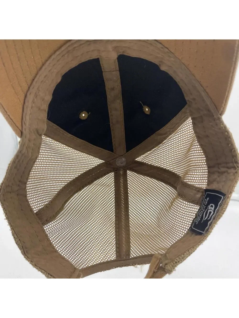 Magnolia Seed & Supply Cap Hat Adult Trucker Mesh Snapback Brown Poly Cotton